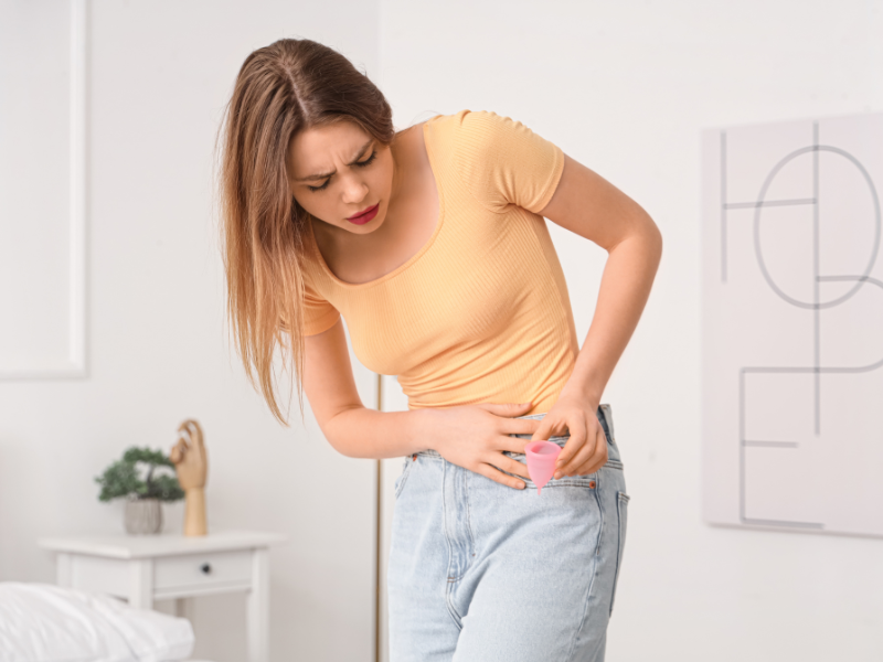 Giảm đau bụng vào kỳ kinh nguyệt.