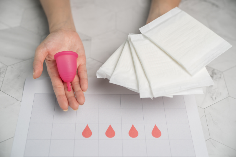 máu kinh phản ảnh sức khỏe của chị em phụ nữ. 