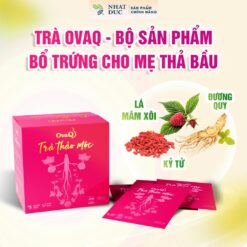 OvaQ Trà thảo mộc  - Bộ sản phẩm bổ trứng cho mẹ thả bầu