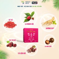 Alternative view of OvaQ Trà thảo mộc  - Bộ sản phẩm bổ trứng cho mẹ thả bầu