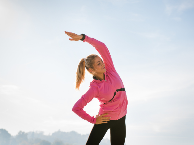 Luyện tập thế dục mỗi ngày để có thân hình cân đối.